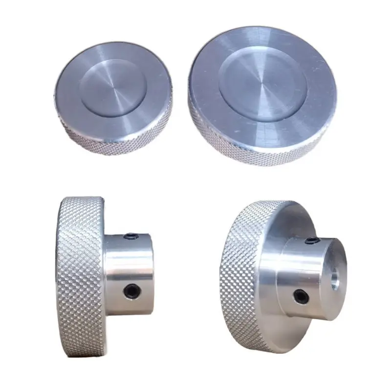 Handwheel Handle Embossed Handwheel Disc Handwheel Aluminum Alloy Sliding Table Screw Rod Knob Top Thread Rotating Circular  CNC