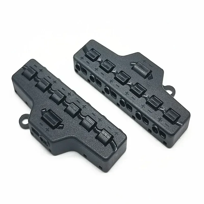 Port Hub for Scale Model Lights Connection, 3/6 Ports Distribution, Port Sharing Box/Distributor, 1PC for Railway Layout Diaroma