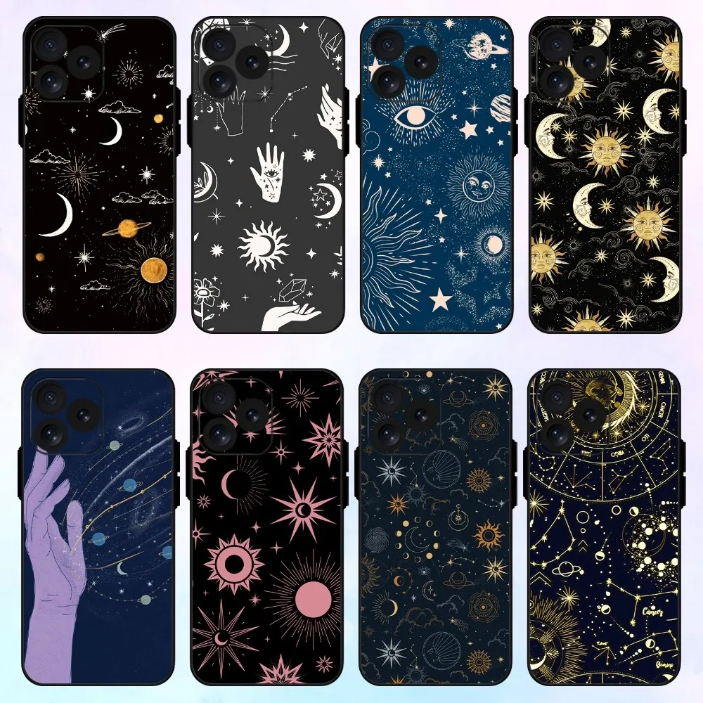 Celestial Hands Art Print Phone Case For iPhone 8 11 12 13 14 15 Mini X XR XS PRO MAX Plus Shell