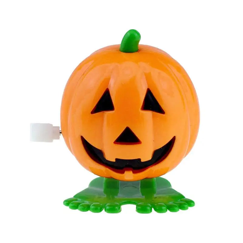 Pumpkin Wind-up Toys Decorative Pumpkin Clockwork Toy Halloween Party Favors Halloween Carnival Game Prizes For Kids Boys &