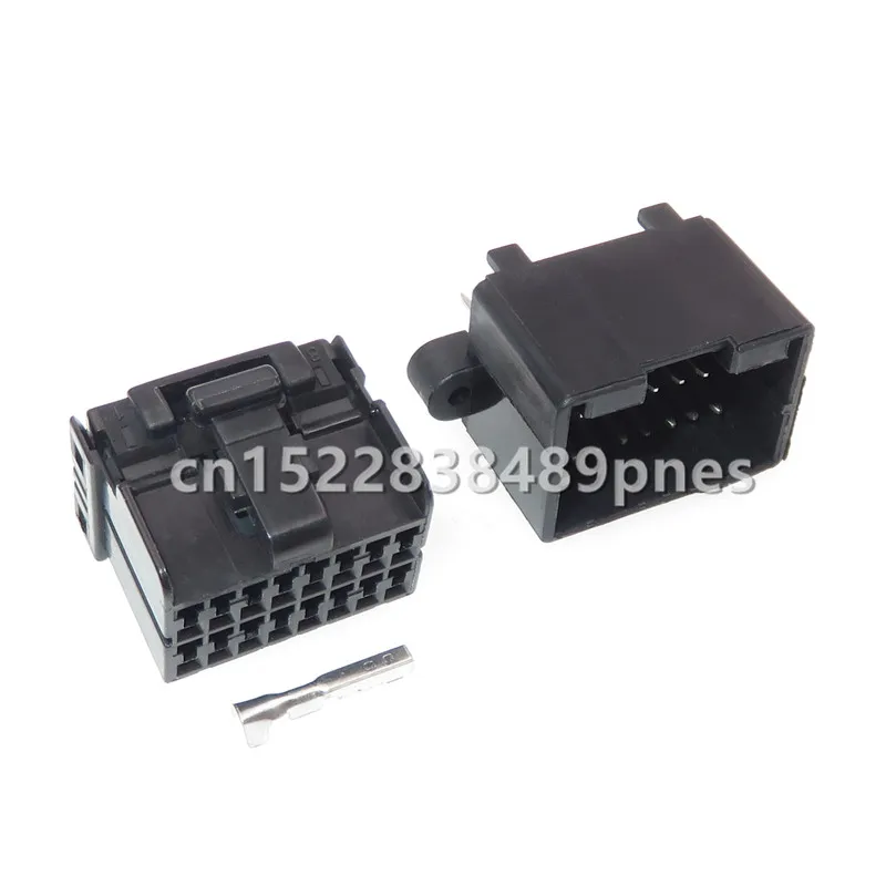 

16 Pole 174046-2 Car Electrical Socket Auto Connector For Benz