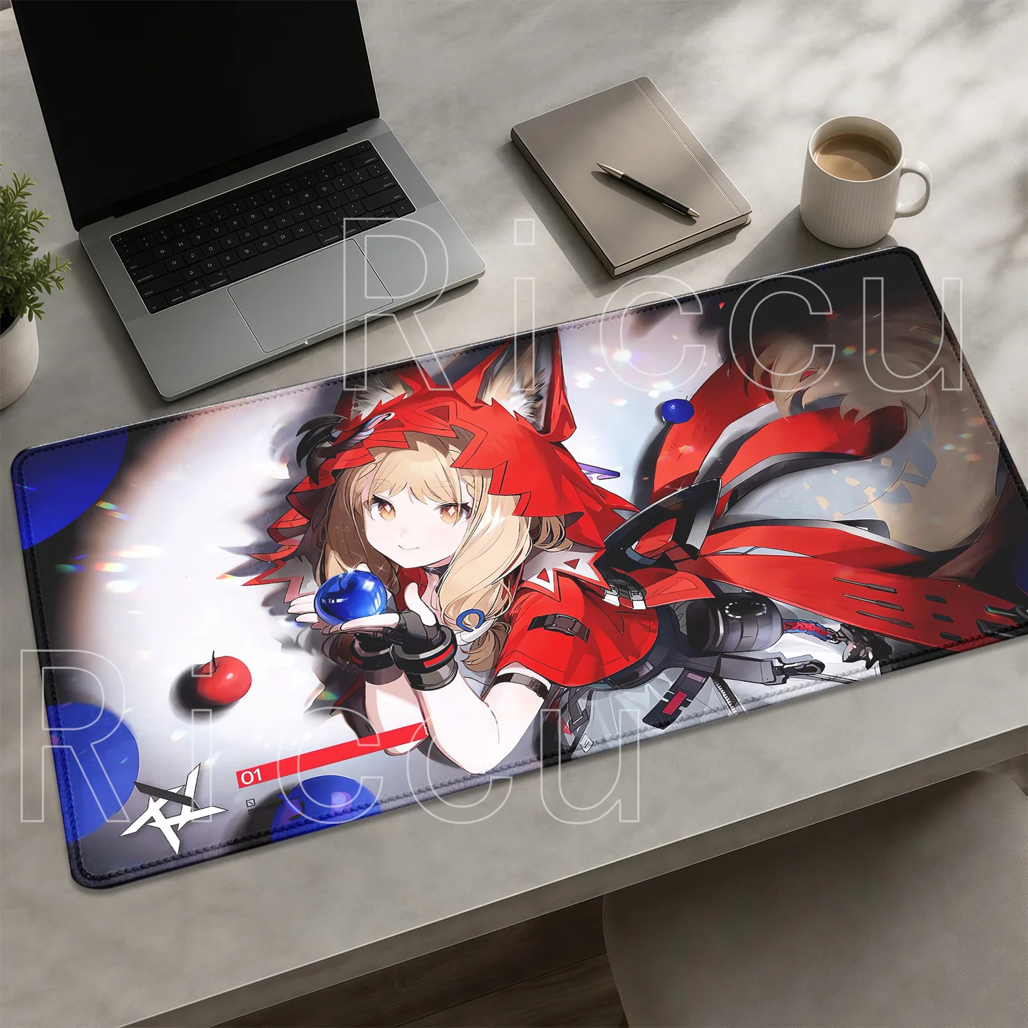 Anime Girl Cute Rossi Arknights Endfield Mouse Pad Gaming Overlock Office Accessories Mousepad PC HD Printing E-sports Desk Mat