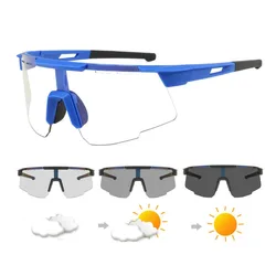 Photochromic Sunglasses Polarized Men Road Mountain Bicycle Glasses UV400 Bike Goggles Women Sports Cycling Running Eyewear