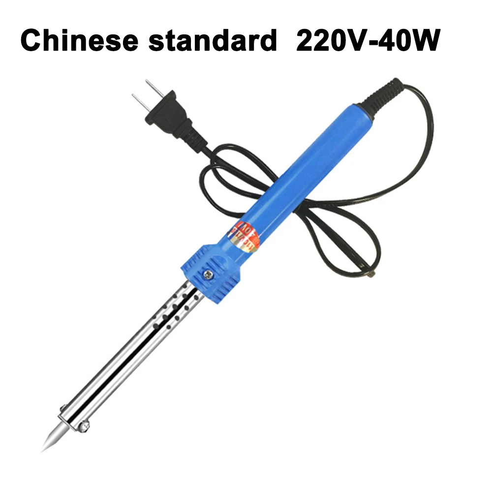 US/EU 30W 40W 60W Electric Soldering Iron External Heating Rubber Handle Multi-purpose Pointed Mouth Luotie 110V 220V