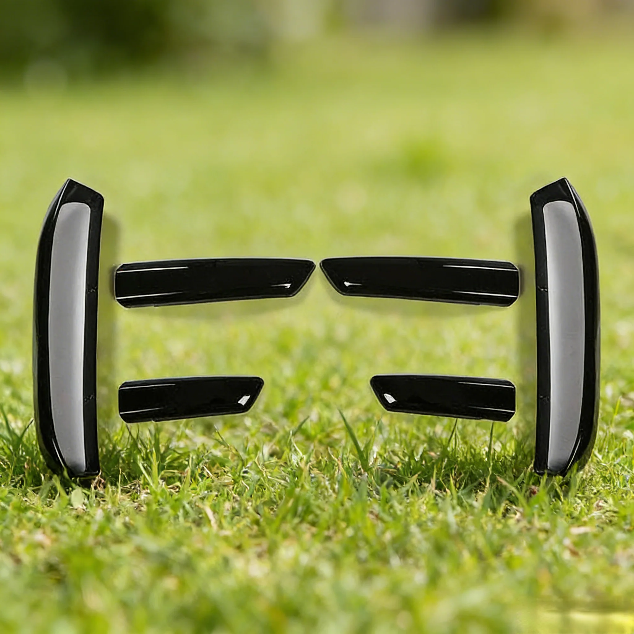 6pcs Car Front Bumper Grille Air Vent Cover Trim ABS For Land Rover Range Rover Discovery Sport 2020 2021 2022 2023