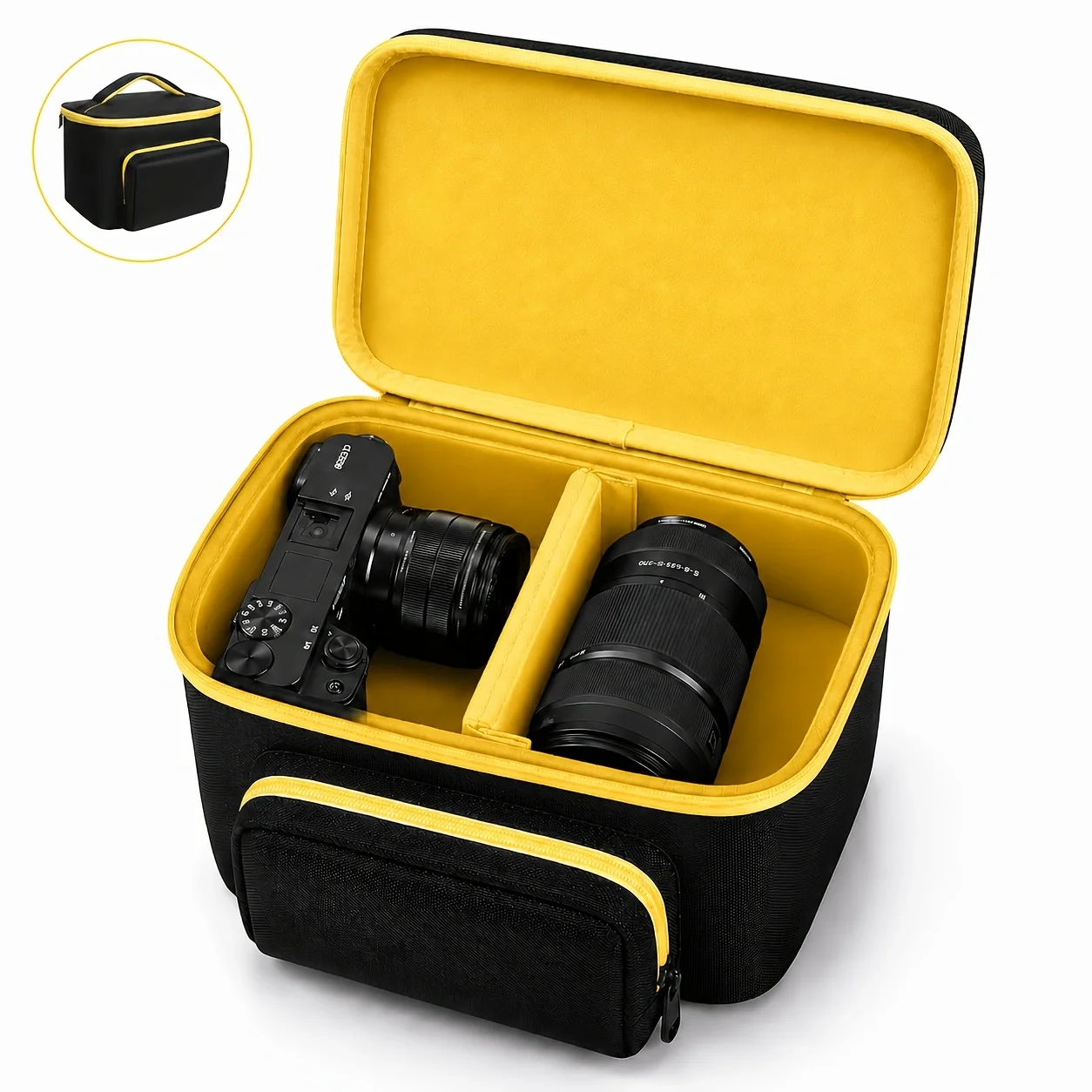 

Hard EVA Camera Case for Sony ZV-E10 A6400 A6700 A6600 A6500 A6100 A6000 Mirrorless Digital Camera, Shockproof Protective Travel