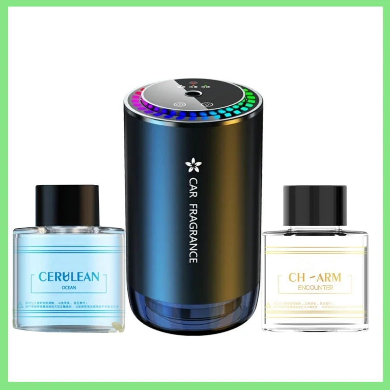 Smart Car Air Freshener Projector Light USB Rechargeable