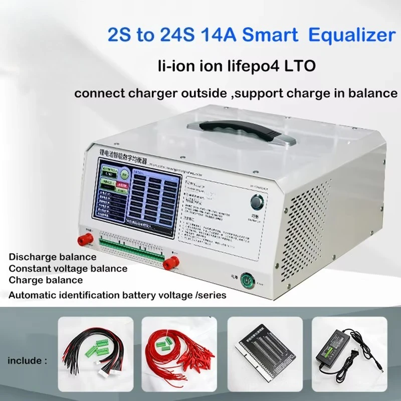 

8S 16S 24S 14A Lithium Battery Equalizer Differential Voltage Repair Smart Charge Discharge Active Balance Li-ion Lifepo4 LTO
