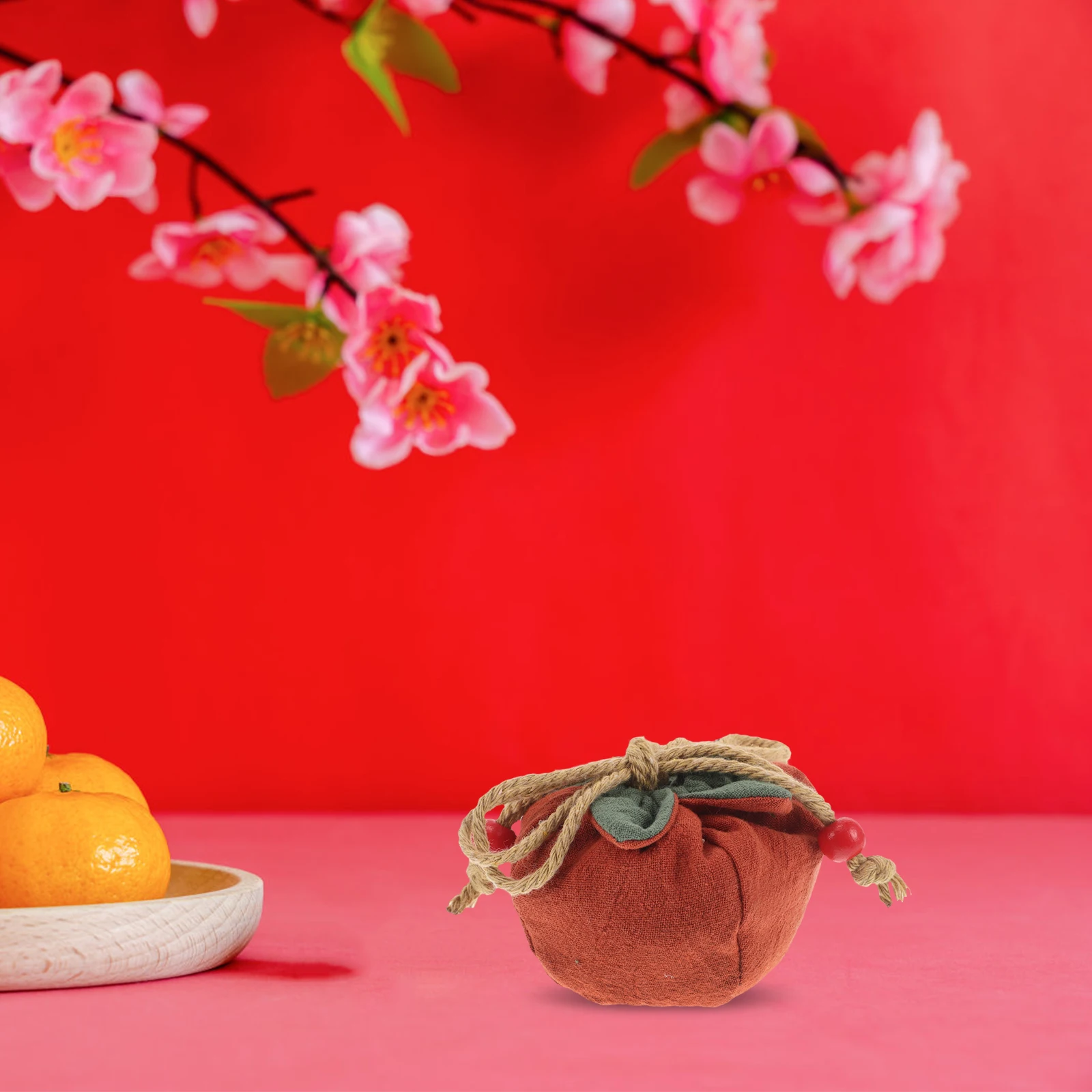 

Chinese Sachet Pendant Blessing Bag Silk Brocade Pouch Car Charm Peace Fruit Design Prosperity Symbol Omamori Charms Halloween