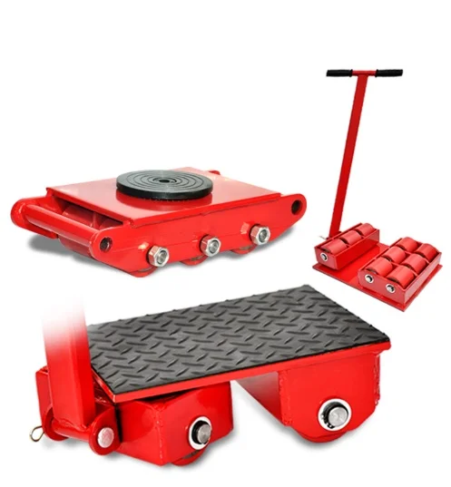 

High Quality Small Trolley Roller 6t-40t Heavy Load Cargo Skate Moving Trolley Tanks