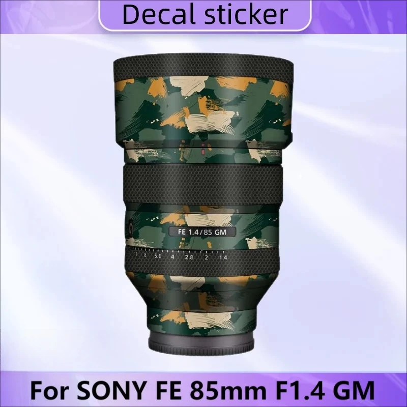 ソニー-fe-85mm-f14-gm-レンズステッカー保護スキンデカールビニールラップフィルムアンチスクラッチプロテクターコート-sel85f14gm-14-85