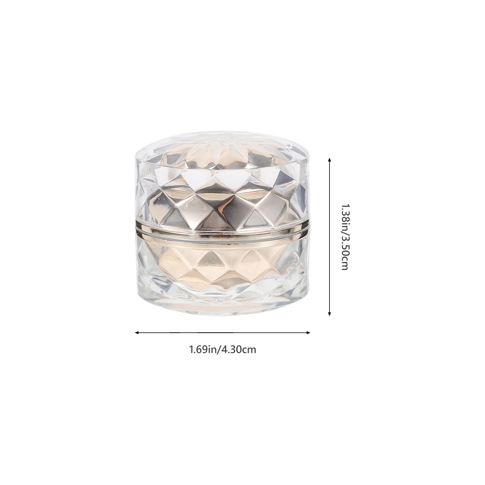 4 ชิ้น ภาชนะบรรจุครีมทาหน้าแบบเติมได้ ขวดขนาดเล็กพกพาสะดวก ขวดเก็บเครื่องสำอาง ภาชนะบรรจุครีมทาหน้า ขวดเครื่องสำอาง