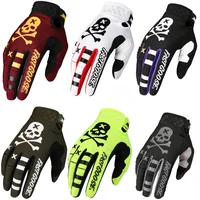 Nuevos guantes de motocicleta de varios colores, guantes de equipo de equitación todoterreno de cuero genuino para todas las estaciones, guantes usables para verano e invierno