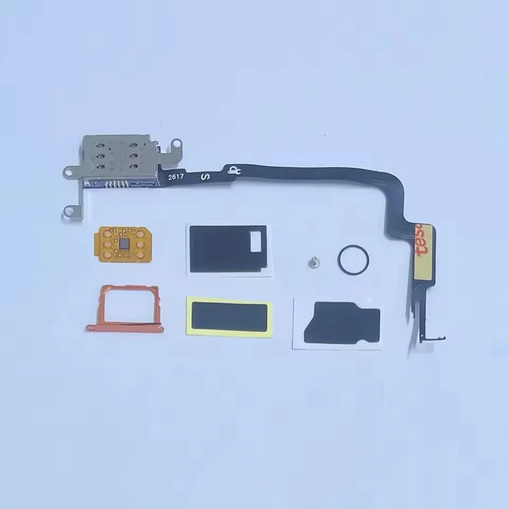 For iPhone 17Pro Max US Version Esim to Sim Dual Card Flex Cab‬le With Integrated MEP Cable +Card Slot+SIM Tray+IC For iPhone