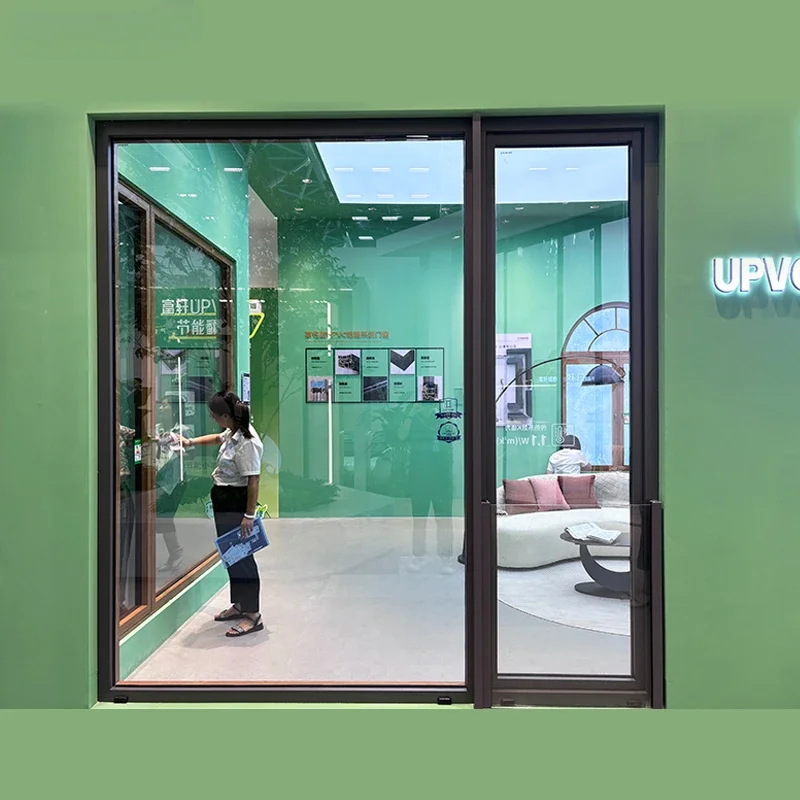 Environmentally friendly products Casement steering and tilting PVC doors and windows, using PVC/Upvc doors and windows