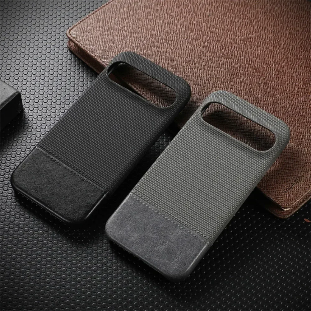 Business Style Phone Case for Google Pixel 9 8 Pro XL 8A Splicing Design Shockproof Protection Hard Shell PU Leather Back Cover