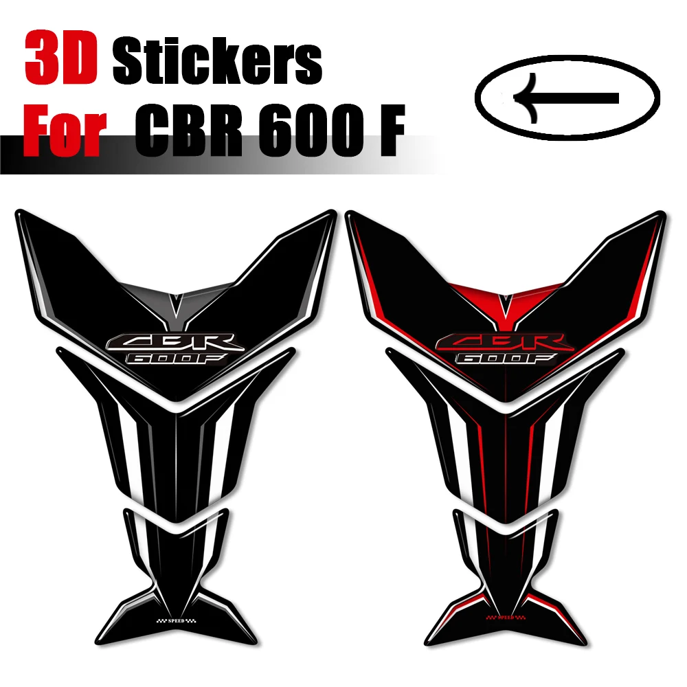 

Motorcycle Tank Pad Protection 3D Stickers For Honda CBR 600 F 600F CBR600F Anti-scratch Gas Fuel Oil Kit Knee Fender Decals