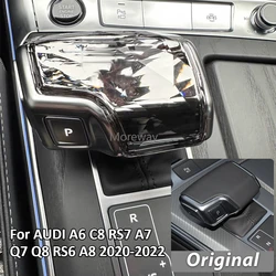 Crystal Shifter Knop Pookknop Cover Voor Audi A6 C8 RS7 A7 Q7 Q8 RS6 A8 2020 2021 2022 Bling Interieur accessoires