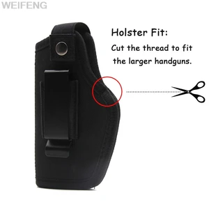 Bao da vũ khí chiến thuật, mang theo cho Glock 17, 19, Beretta, M9, SIG, Súng lục Universal, Light Light Cover, Hunting Hunt 8 Bán hàng chính Coldre Universal Velado - 3