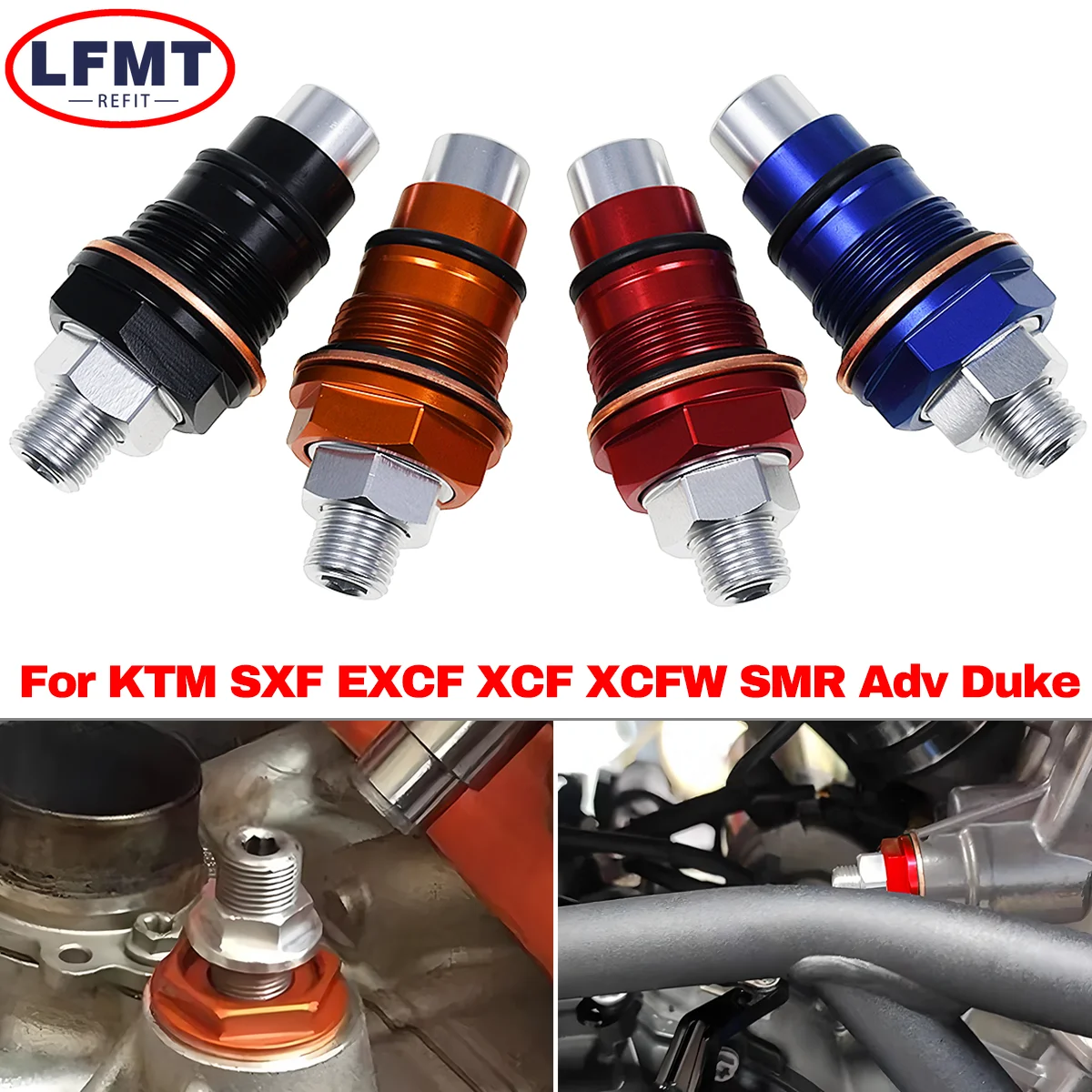 

For KTM EXCF SXF XCF XCFW SMR 250 350 530 790 890 1050 1090 1190 1290 Super Adventure Duke ADV CNC Timing Cam Chain Tensioner