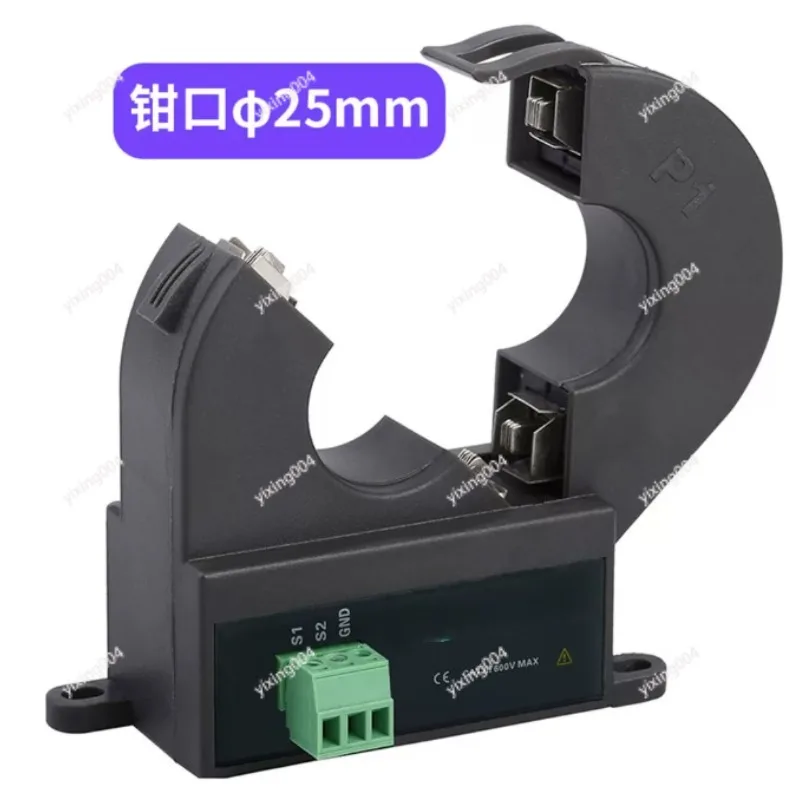 Clamp On CT Transformer Permalloy Shielded Leakage Current Flat Jaw Current Transformer