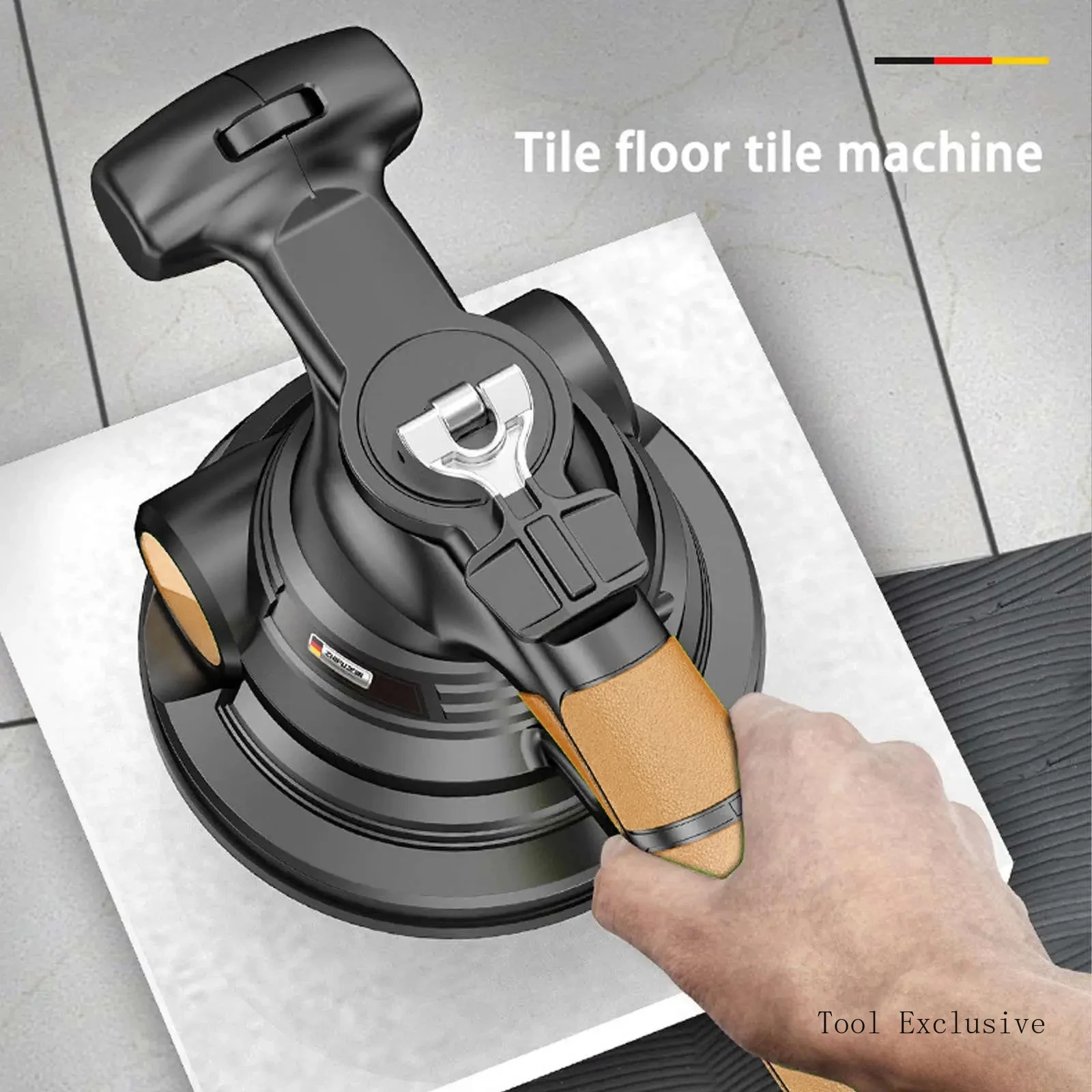 Adjustable Tile Tiling Machine Electric Tile Suction Cup Can Suck 200KG Tiles Vibrator Automatic Floor Leveling Tool Power Tool