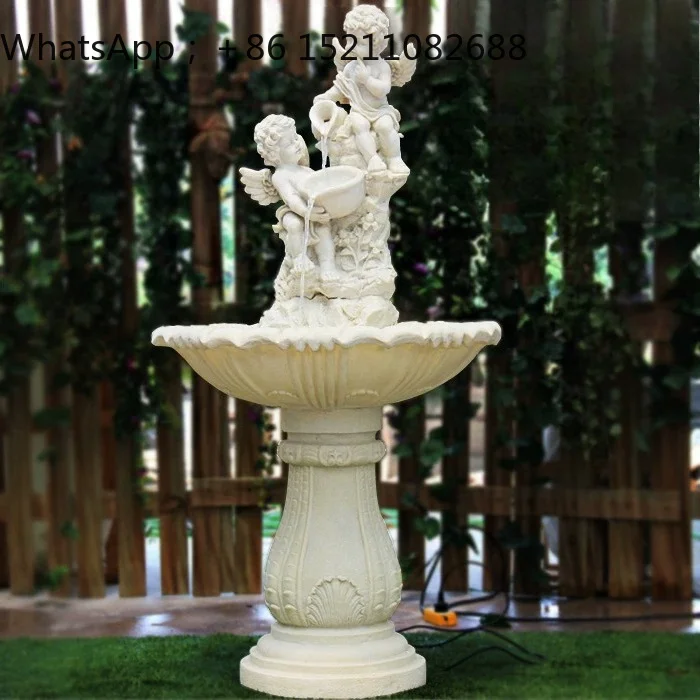 SCY flowing water fountain sculpture rockery fish pond courtyard water feature garden decoration floor decoration ornament