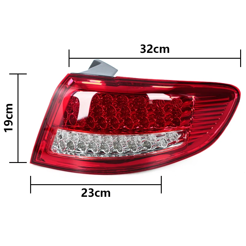 LED Rear Tail Light For Hyundai Santa Fe 2007 2008 2009 2010 2011 2012 Car Turn Signal Light Stop Brake Lamp Driving Fog Lamp