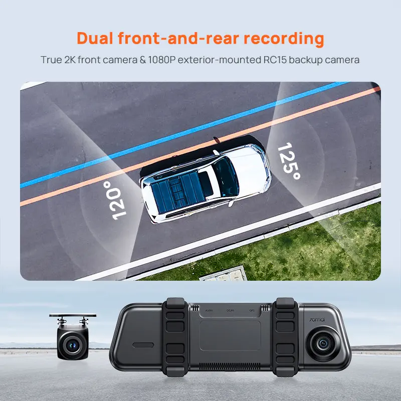 70mai Rearview Dash Cam S410 9.35