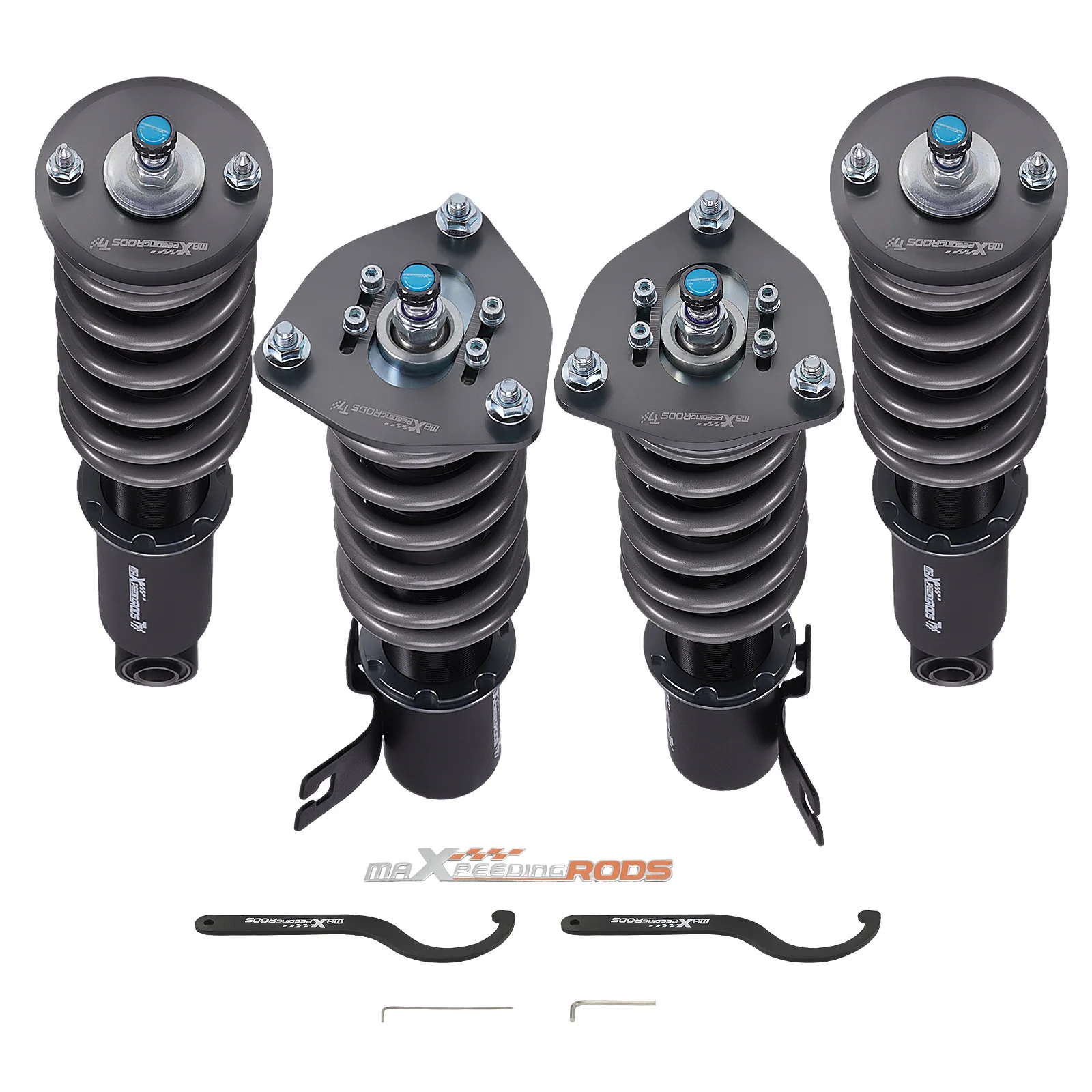 

MaXpeedingrods 24-ступенчатые демпферные койловеры амортизаторы подвески для Nissan S13 240SX 200SX 180SX 1989-1999 гг.