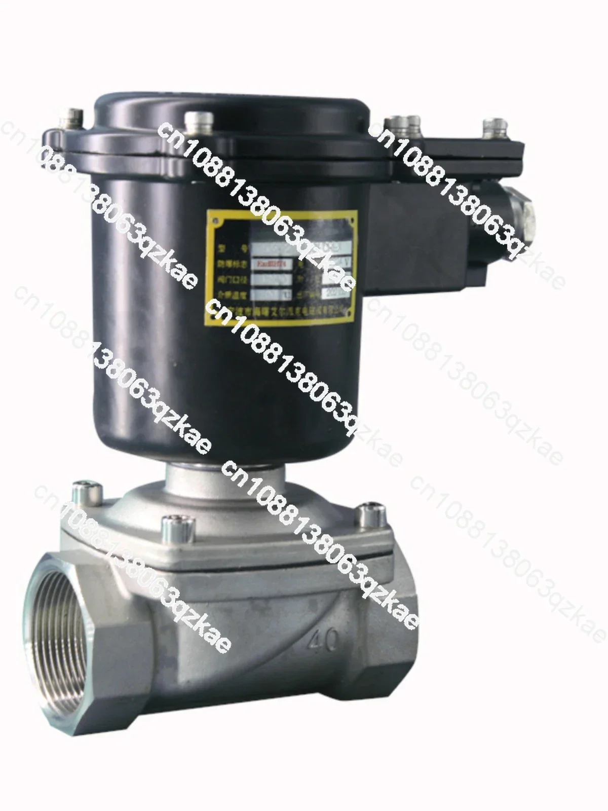 Stainless steel 304 material normally closed gas water explosion-proof solenoid valve 4 minutes 61 inches