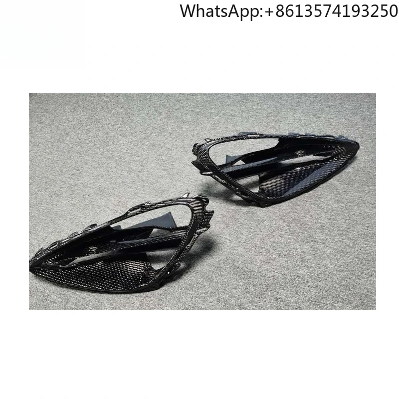 

For Dry Carbon 720s Carbon Fiber Headlamp Cover Headlamp Frame Suitable For McLaren 720s Lampshade
