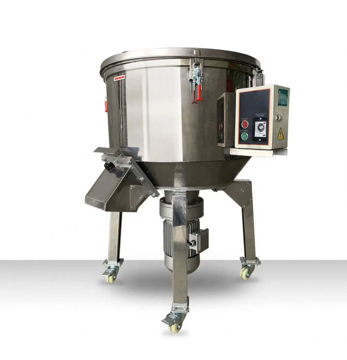 Industrial Plastic Mixer Doser Machine Granular Pellet Powder Vertical Color Mixer Dosing Equipment With 50KG Stainless Steel