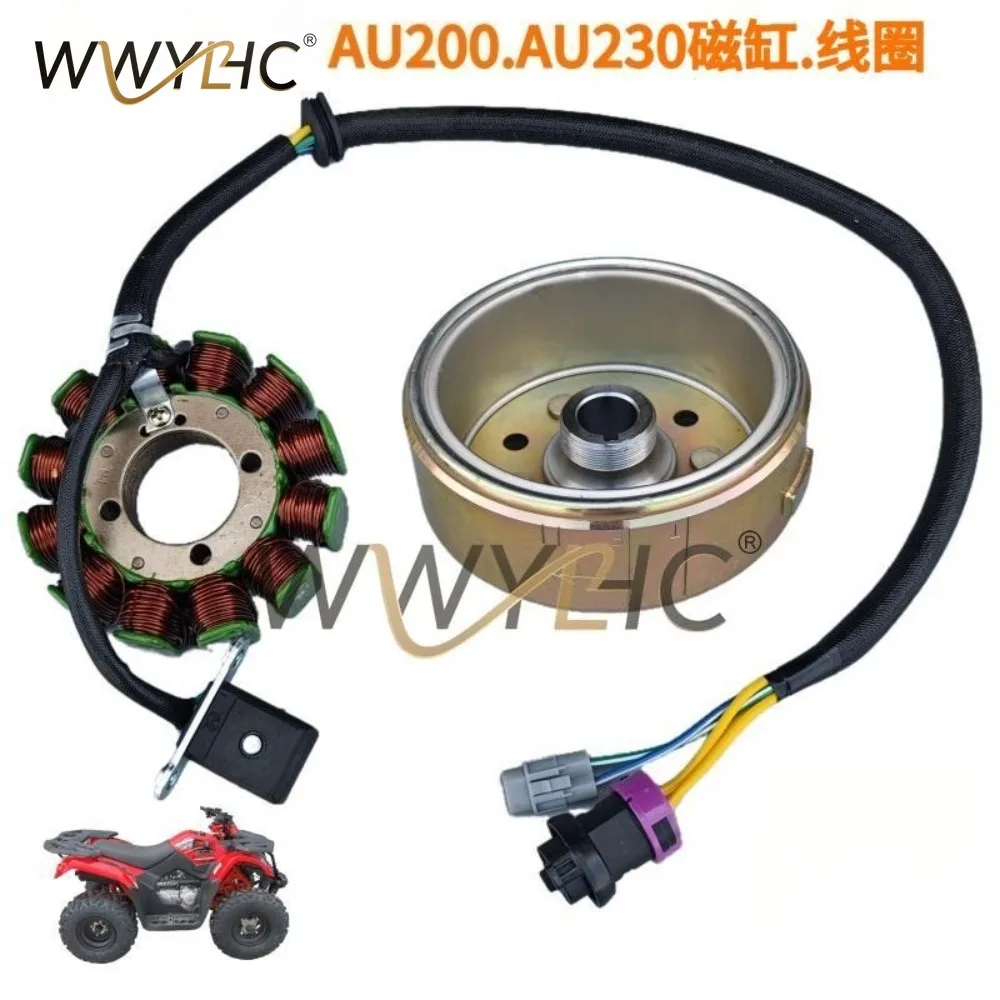 AU200AU230 Beach Motorcycle Stator Coil Magneto Magnetic Cylinder Rotor
