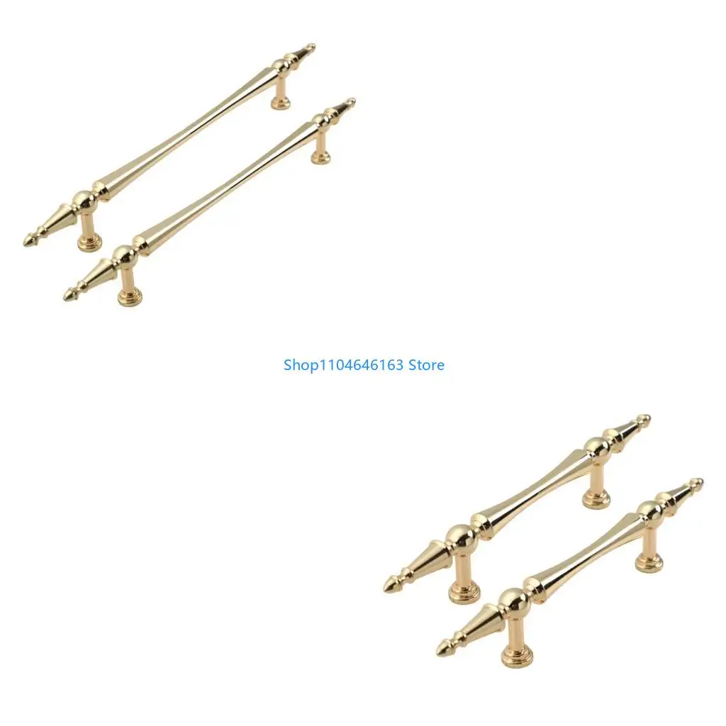 

Upgrades Cupboard Handles Golden Decorative Pulls Easy Installation Hardware Easy to Use for Modern Home Decors