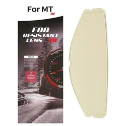 Helmet Visor Film Anti Fog Film Sticker for MT THUNDER 4 SV STINGER 2 MT-V-28B Full Face Helmet Clear Accessories Parts Anti-fog