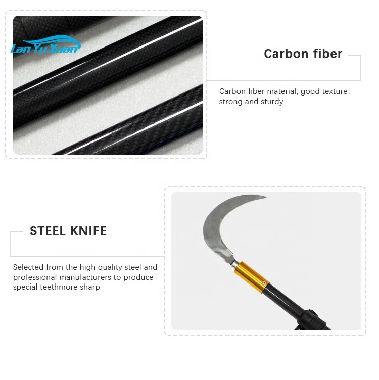 

Light Weight Extended 70ft Areca Nut Harvesting Pole Carbon Fiber Pole
