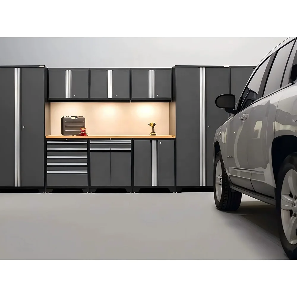 Tool Cabinet Work Bench Customized Garage Cabinet Drawer Storage Tool Cabinet Stainless Steel Workbench Metal CabinetATV&UTV