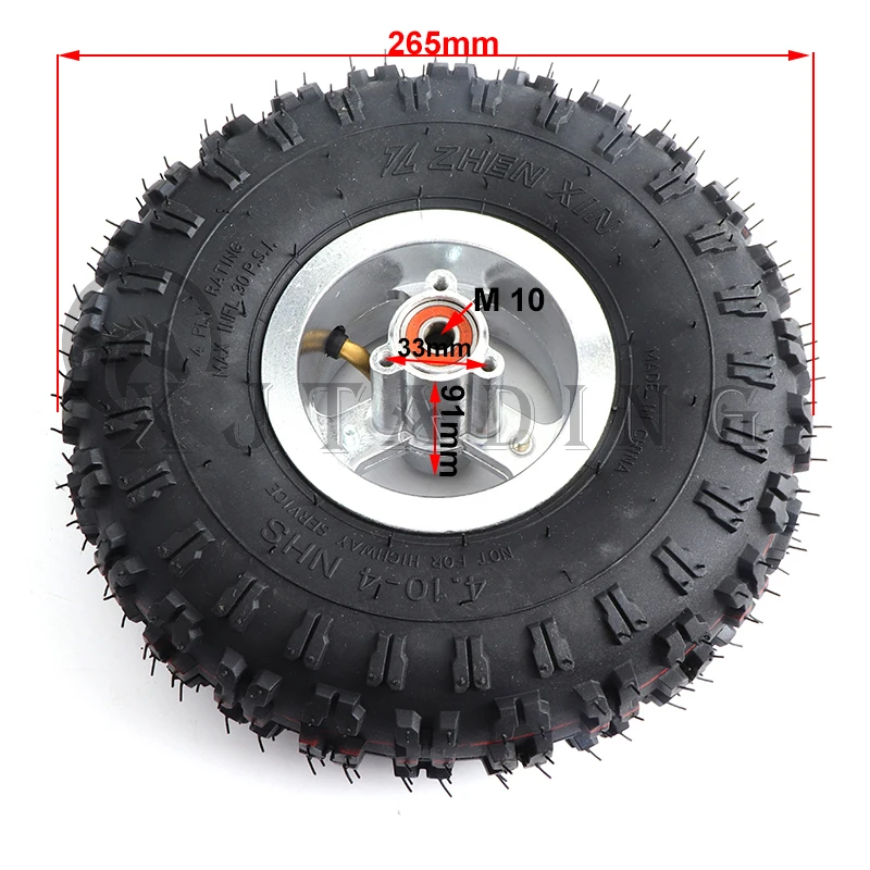 4 inch Wheels 4.10-4 Pneumatic tires With 4