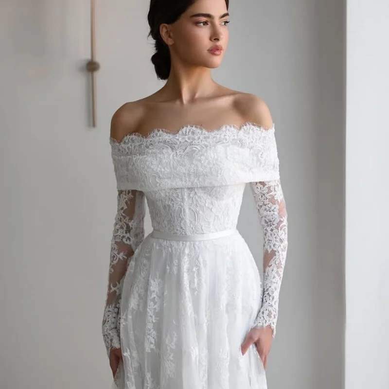 カスタマイズされた高級アイボリーホワイトキンセアニェーラドレスオフショルダーアップリケ長袖 Vestido 15 キンセアニェーラ