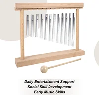 Carillón de barras, campanas divertidas, instrumentos musicales de percusión, campanas de viento divertidas colaborativas precisas para principiantes, aula, escuela, Yoga