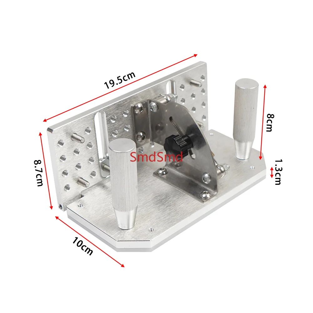 Belt Grinder Knife Jig,Belt Knife Sharpener Jig with Dual Press Plates for Belt Sander Machine Knife Making Angle Grind Guide