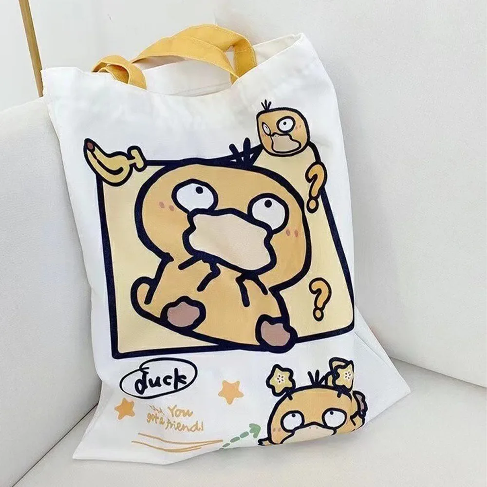 Takara Tomy Pikachu Borsa a tracolla in tela Demon Slayer Blade Mario Borsa casual Borsa per la spesa riutilizzabile da donna di grande capacità