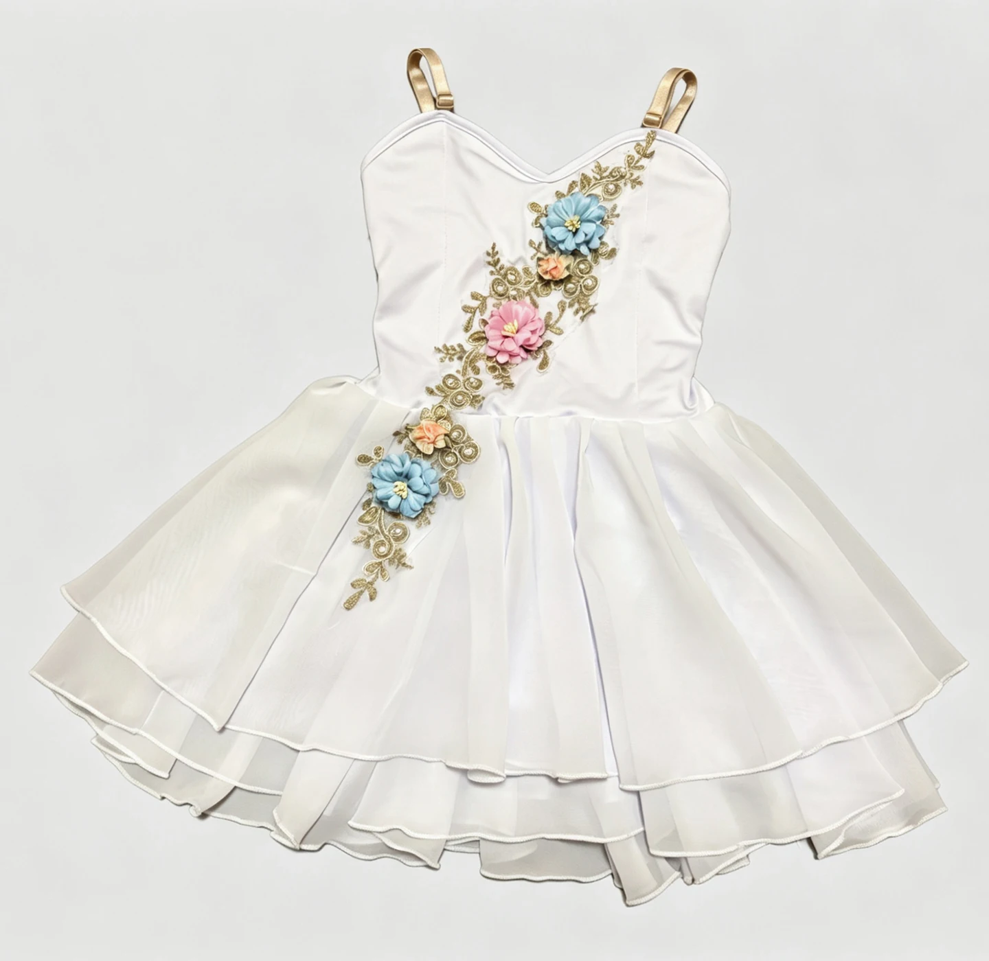 New style ballet competition custom Cupid magic charm children's simple ballet dress performance dress adult chiffon dance skirt