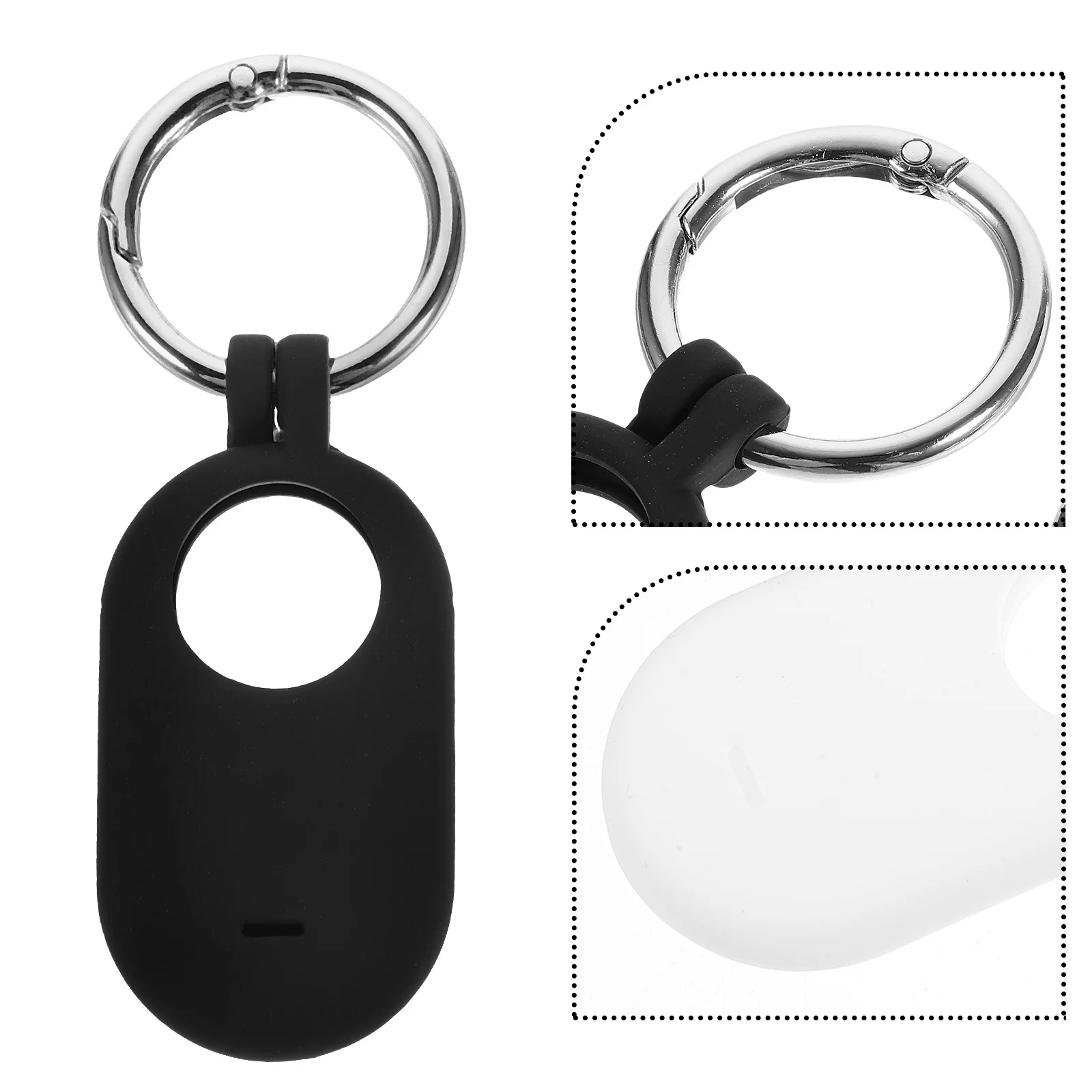 

4Pcs Silicone Cover for Anti-Drop Protective Case Shockproof Tracer Sleeve Portable Protective Cover