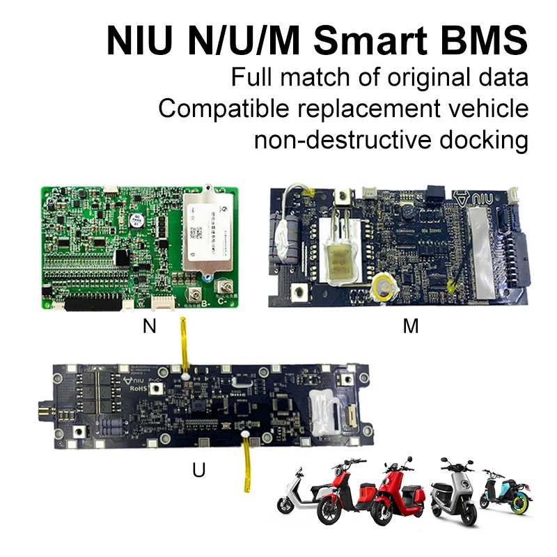 Imagem -02 - Placa Original da Proteção da Bateria do Lítio para a Bicicleta Elétrica Equilíbrio Bluetooth Niu Smart Bms Lifepo4 Nqi N1s