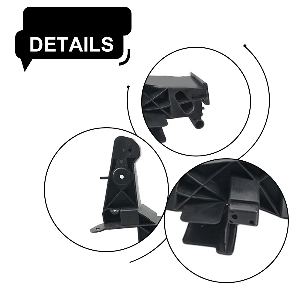 ABS Plastic Front Pair Radiator Panel Bracket for Mercedes-Benz For GLB W247 2019 to 2021 Black Color OEM Matching