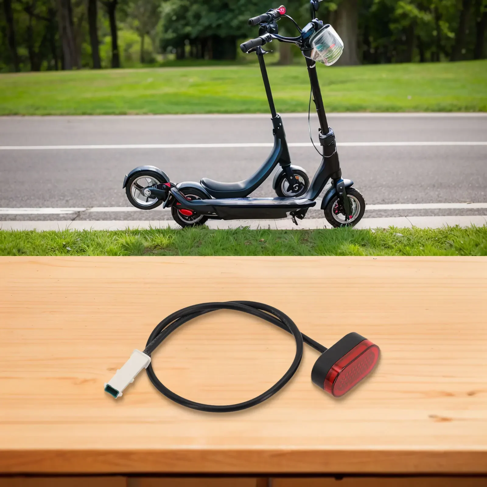 

For-Xiaomi For M365 Electric Scooter Brake Taillight Rear Lamp For Original Motherboard Controller E-Scooter Modified Accessory