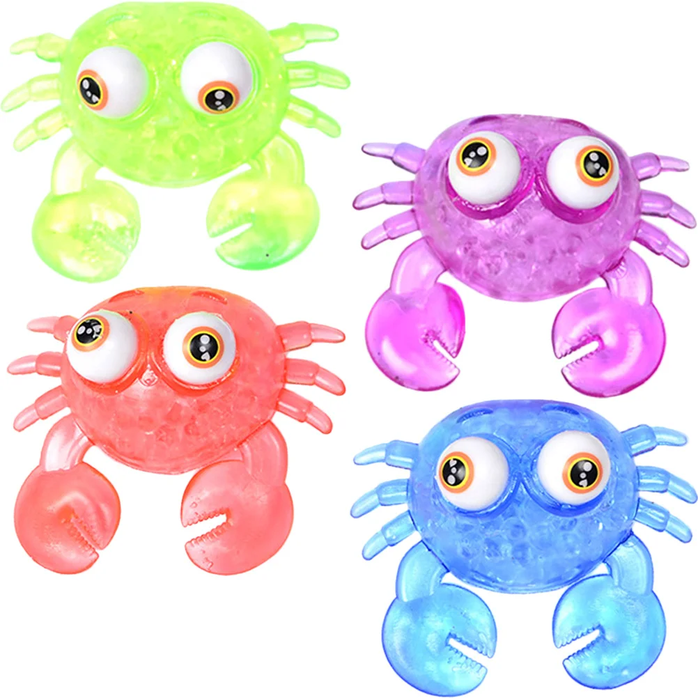 4 قطعة على شكل السلطعون الضغط ضغط الإجهاد الإغاثة المحمولة المدمجة مقاومة للاهتراء جميل الضغط المنزلية القلق الإصدار #6