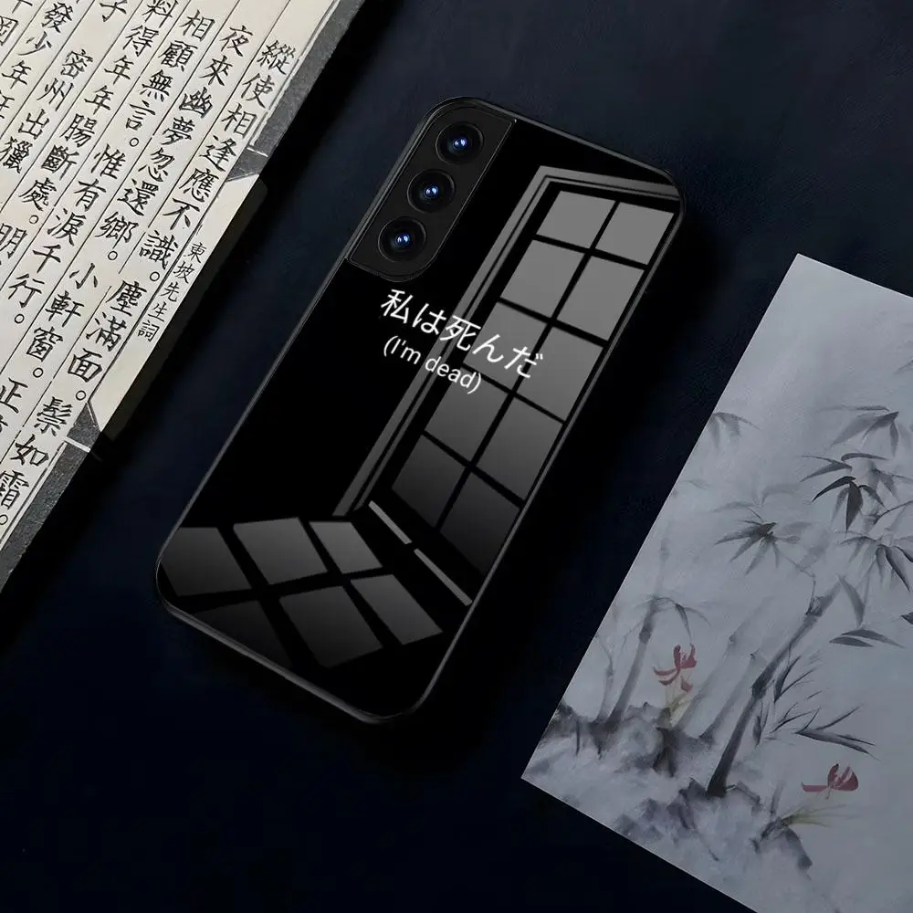 Japanese Anime Aesthetic Text Letter Phone Case For OPPO A 55 54 One Plus 8T 92s A93s A94 95 8 9 7 Pro FindX3 X5PRO RENO4 RENO7